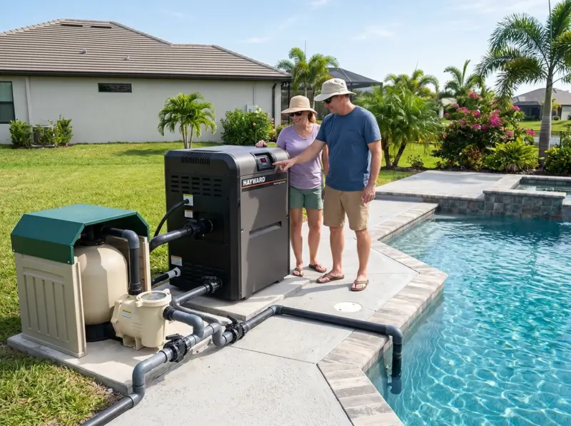 Heated pool